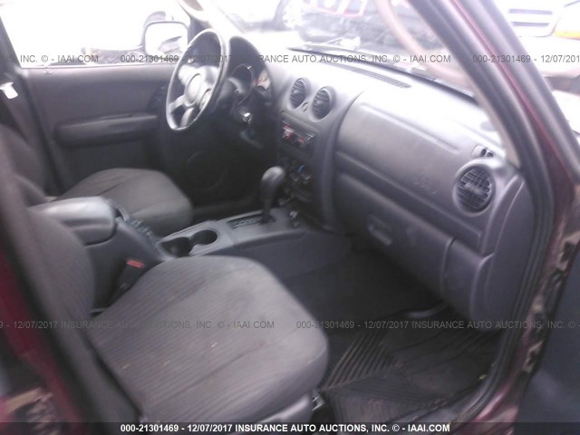 1J4GK48K42W170670 - 2002 JEEP LIBERTY SPORT 栗色 照片 5