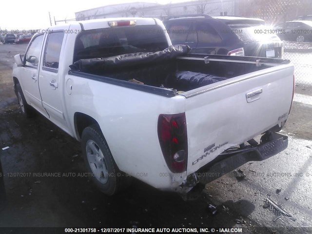 1GTD5MFEXC8170403 - 2012 GMC CANYON SLE WHITE photo 3