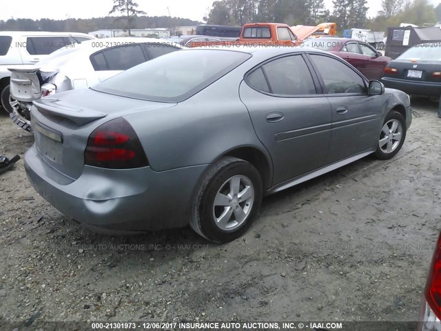 2G2WP552671224583 - 2007 PONTIAC GRAND PRIX GRAY photo 4