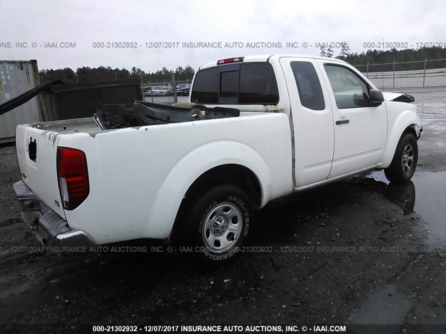 1N6BD06T06C409246 - 2006 NISSAN FRONTIER KING CAB XE WHITE photo 4