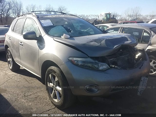 JN8AZ1MW8AW117455 - 2010 NISSAN MURANO S/SL/LE GRAY photo 1