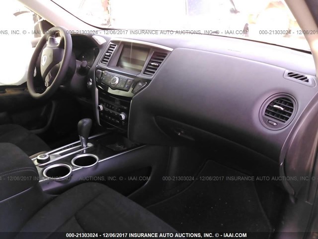 5N1AR2MM3EC726827 - 2014 NISSAN PATHFINDER S/SV/SL/PLATINUM 棕色 照片 5