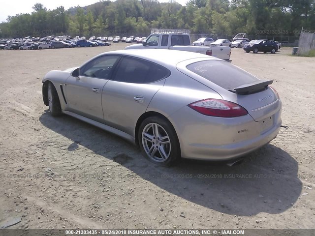 WP0AA2A72BL014850 - 2011 PORSCHE PANAMERA 2/4 SILVER photo 3