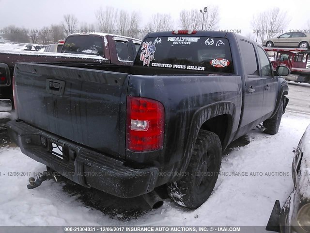 3GCEK13J68G288415 - 2008 CHEVROLET SILVERADO K1500 BLACK photo 4