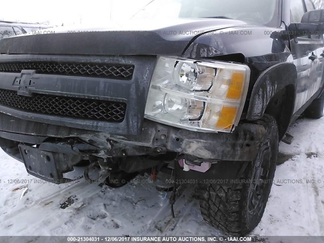 3GCEK13J68G288415 - 2008 CHEVROLET SILVERADO K1500 BLACK photo 6