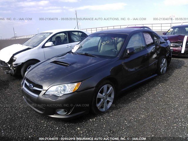 4S3BL676X86200888 - 2008 SUBARU LEGACY GT LIMITED BROWN photo 2