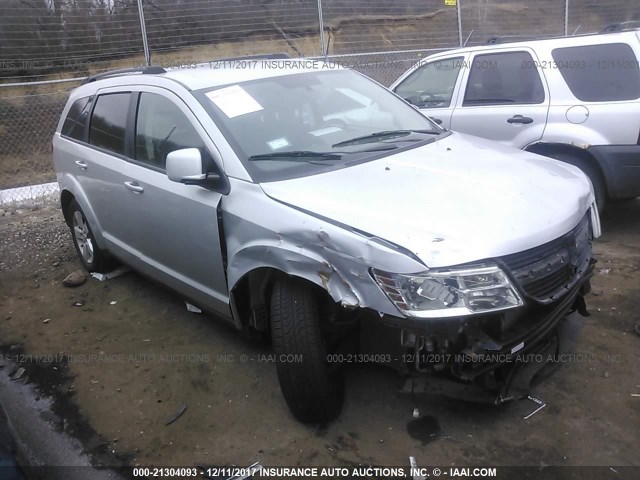 3D4PG5FVXAT140302 - 2010 DODGE JOURNEY SXT SILVER photo 1