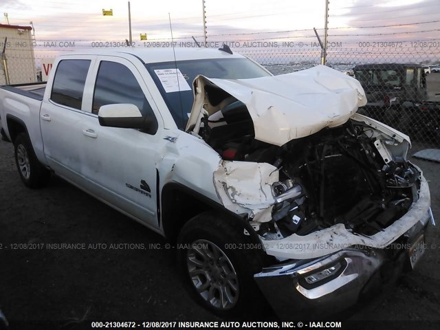 3GTU2MEC7GG179438 - 2016 GMC SIERRA K1500 SLE WHITE photo 1