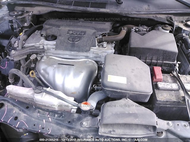 4T4BF1FK0GR545772 - 2016 TOYOTA CAMRY LE/XLE/SE/XSE BLUE photo 10