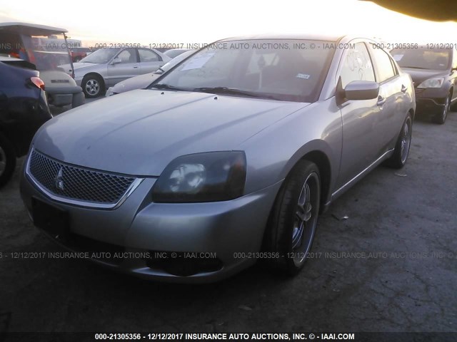 4A32B2FF3BE029568 - 2011 MITSUBISHI GALANT FE SILVER photo 2