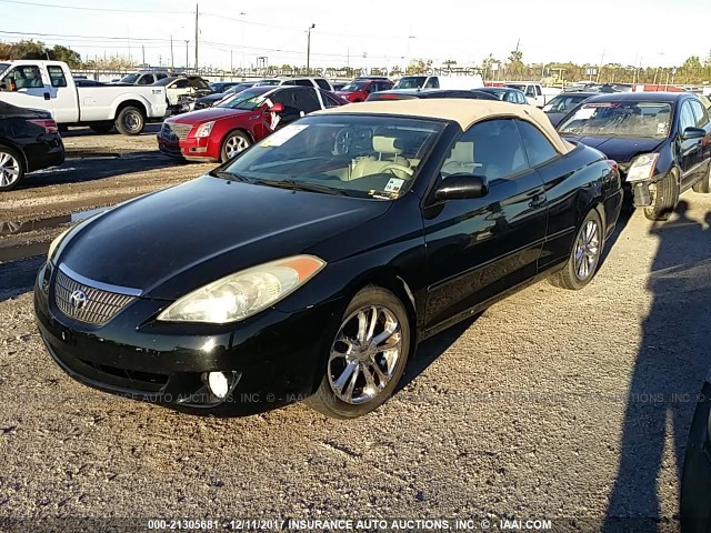 4T1FA38P46U093581 - 2006 TOYOTA CAMRY SOLARA SE/SLE შავი ფოტო 2