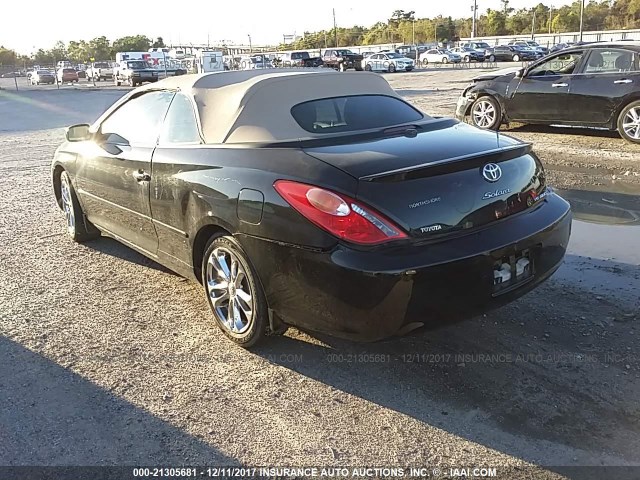 4T1FA38P46U093581 - 2006 TOYOTA CAMRY SOLARA SE/SLE BLACK photo 3