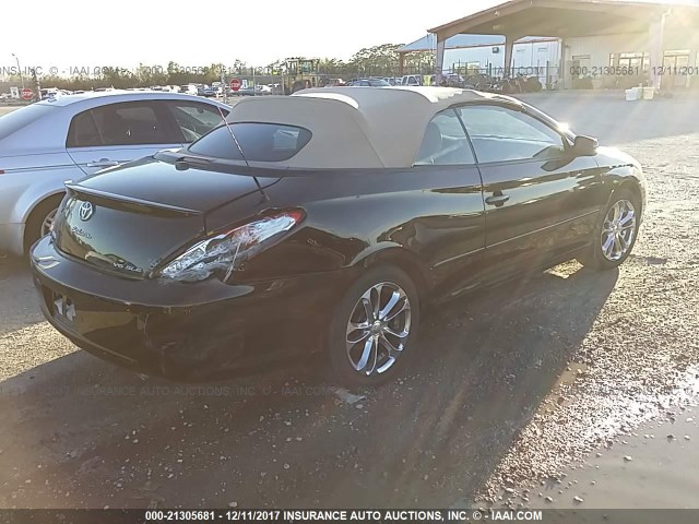 4T1FA38P46U093581 - 2006 TOYOTA CAMRY SOLARA SE/SLE შავი ფოტო 4