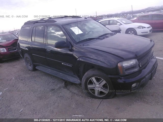 1GNET16S146201475 - 2004 CHEVROLET TRAILBLAZER EXT LS/EXT LT BLACK photo 1