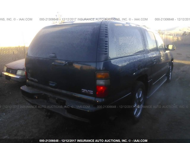 1GKFK66U96J159852 - 2006 GMC YUKON XL DENALI Dark Blue photo 4