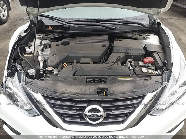 1N4AL3AP5GC215557 - 2016 NISSAN ALTIMA 2.5/S/SV/SL/SR WHITE photo 10