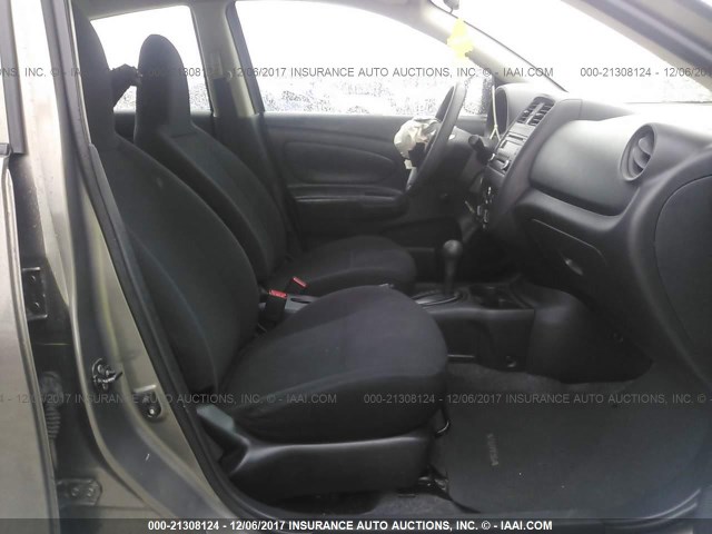 3N1CN7AP3FL815455 - 2015 NISSAN VERSA S/S PLUS/SV/SL SILVER photo 5