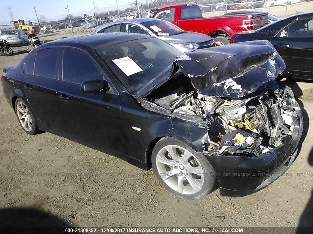 WBANB53547CP04616 - 2007 BMW 550 I BLACK photo 1