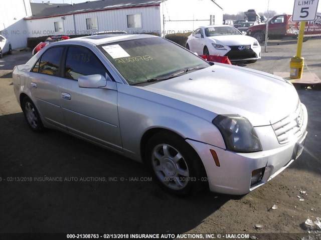 1G6DM57N730151896 - 2003 CADILLAC CTS SILVER photo 1