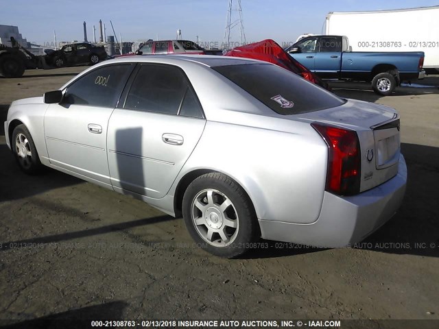 1G6DM57N730151896 - 2003 CADILLAC CTS SILVER photo 3