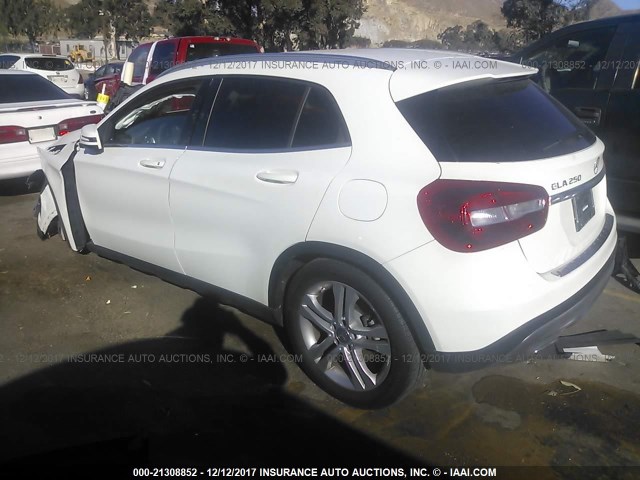 WDCTG4EB6FJ139055 - 2015 MERCEDES-BENZ GLA 250 WHITE photo 3