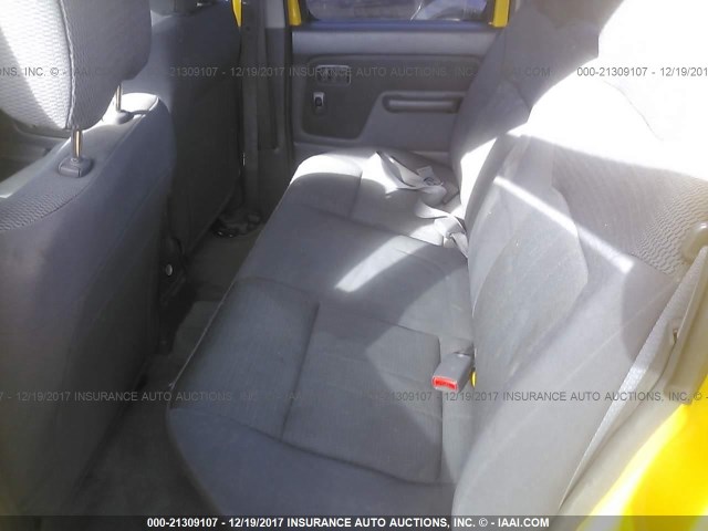 1N6ED27T84C418538 - 2004 NISSAN FRONTIER CREW CAB XE V6 YELLOW photo 8