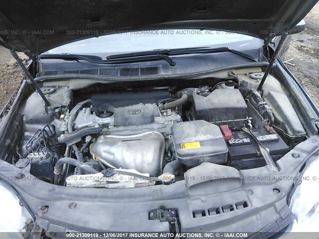 4T4BF1FK5FR446508 - 2015 TOYOTA CAMRY LE/XLE/SE/XSE Dark Brown photo 10