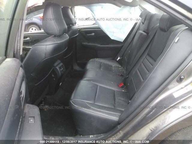 4T4BF1FK5FR446508 - 2015 TOYOTA CAMRY LE/XLE/SE/XSE Dark Brown photo 8