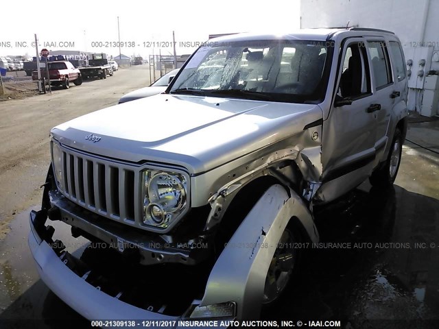 1J4PN2GK6AW111874 - 2010 JEEP LIBERTY SPORT 银色 照片 2