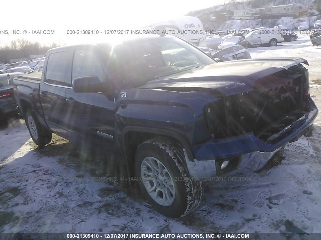 3GTU2UEC8EG428701 - 2014 GMC SIERRA K1500 SLE BLUE photo 1