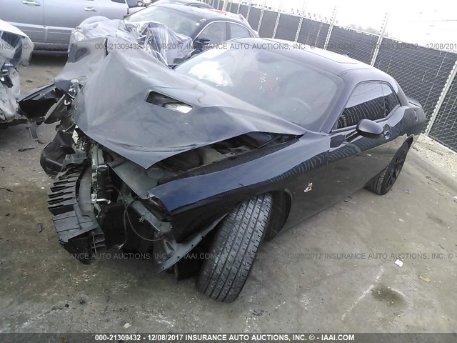 2C3CDZFJ9FH710724 - 2015 DODGE CHALLENGER R/T SCAT PACK BLACK photo 2