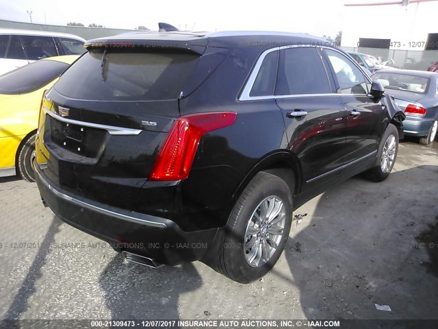 1GYKNBRS7HZ264666 - 2017 CADILLAC XT5 LUXURY BLACK photo 4