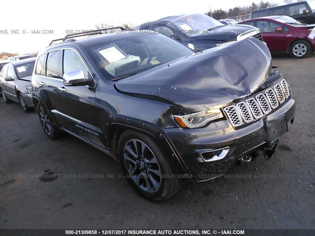 1C4RJFCG6HC816799 - 2017 JEEP GRAND CHEROKEE OVERLAND BLACK photo 1