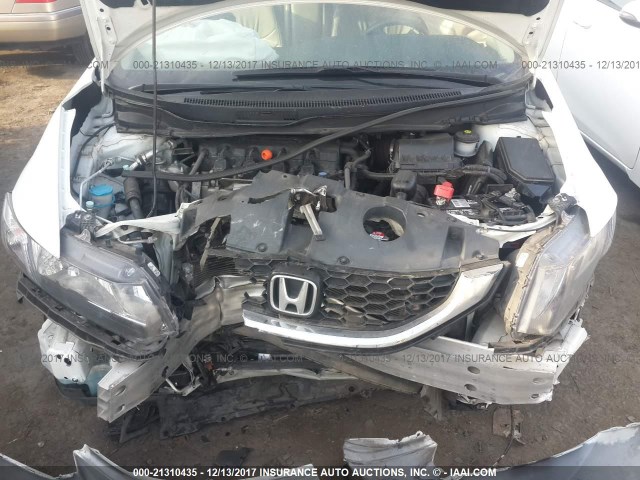 19XFB2F99FE287442 - 2015 HONDA CIVIC EXL თეთრი ფოტო 10