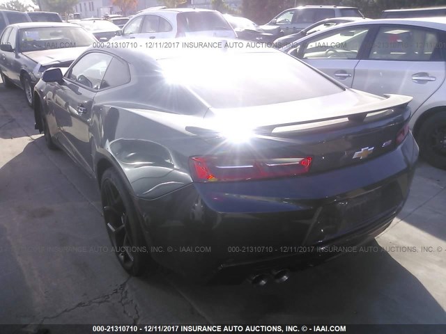 1G1FF1R79H0135321 - 2017 CHEVROLET CAMARO SS GRAY photo 3