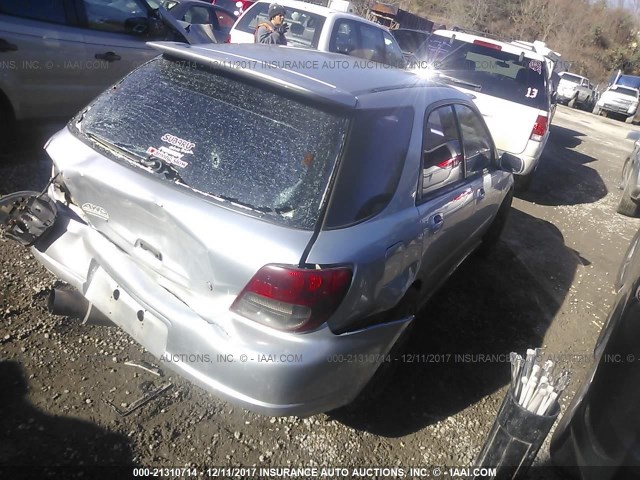 JF1GG29622G829942 - 2002 SUBARU IMPREZA WRX SILVER photo 4