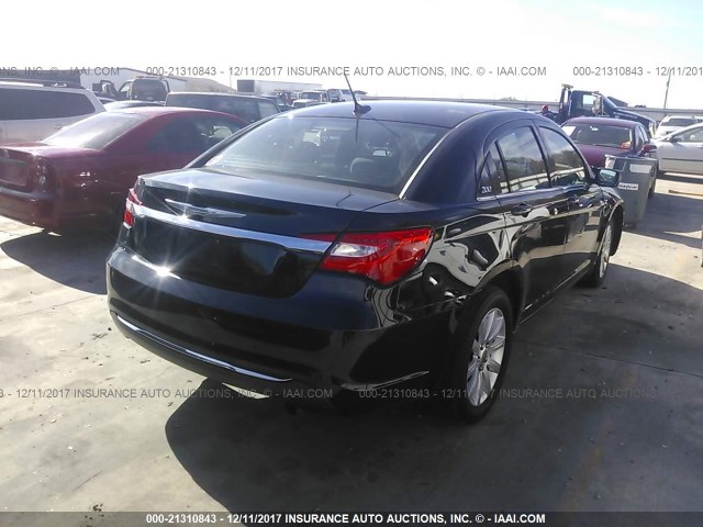 1C3CCBBB6DN546636 - 2013 CHRYSLER 200 TOURING BLACK photo 4