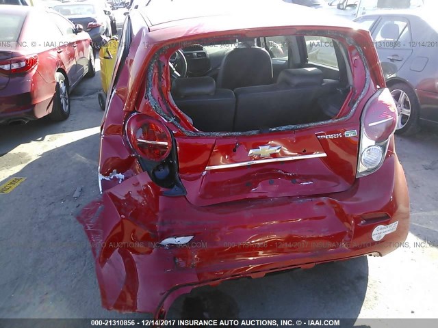 KL8CL6S05GC568458 - 2016 CHEVROLET SPARK EV 2LT RED photo 6