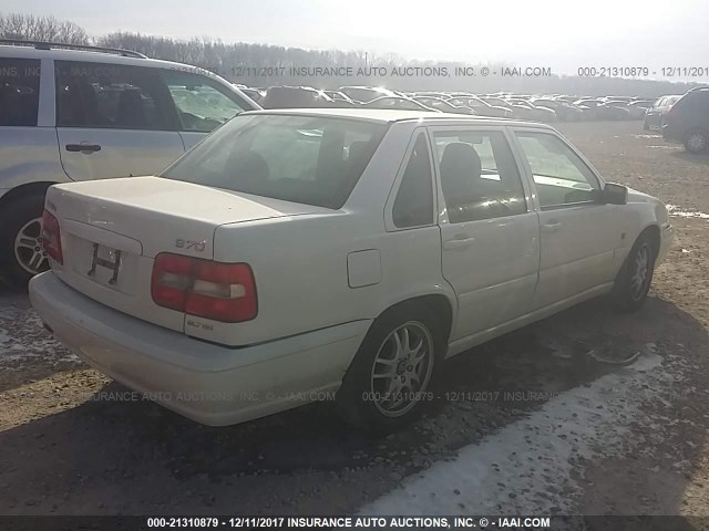 YV1LS56D2Y2667337 - 2000 VOLVO S70 GLT/SE WHITE photo 4