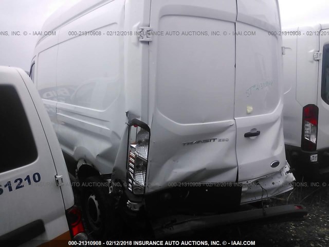 1FTYR2XM3HKA58343 - 2017 FORD TRANSIT T-250 WHITE photo 3