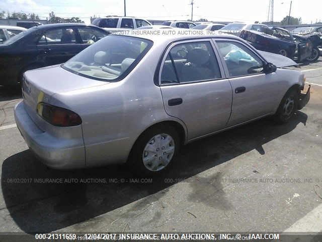 2T1BR12E9XC195688 - 1999 TOYOTA COROLLA VE/CE/LE 金色 照片 4