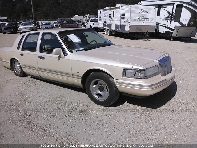 1LNLM83W6VY694844 - 1997 LINCOLN TOWN CAR CARTIER CREAM photo 1