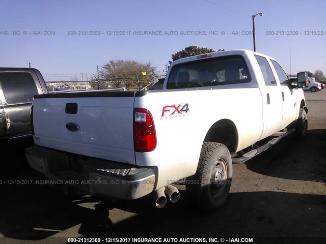 1FT7W2BT8GED38405 - 2016 FORD F250 SUPER DUTY WHITE photo 4