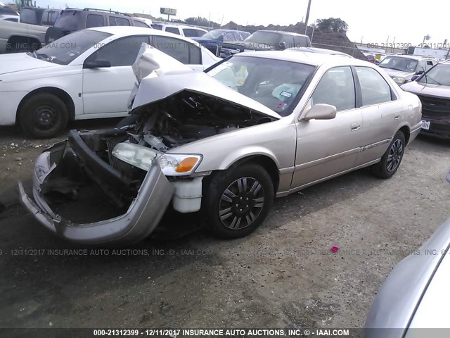 4T1BG22KXYU938862 - 2000 TOYOTA CAMRY CE/LE/XLE 棕色 照片 2