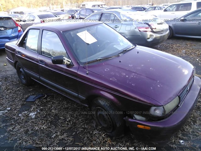 1N4EB31F8RC771683 - 1994 NISSAN SENTRA E/XE/GXE/LE MAROON photo 1