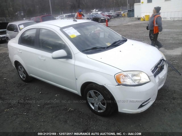 KL1TD56E69B638702 - 2009 CHEVROLET AVEO LS/LT 白色 照片 1