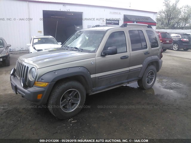 1J4GL38K96W271085 - 2006 JEEP LIBERTY RENEGADE Pewter photo 2