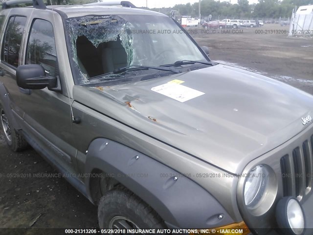 1J4GL38K96W271085 - 2006 JEEP LIBERTY RENEGADE Pewter photo 6