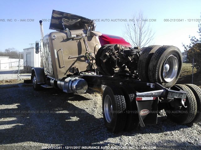 1XPWD49X4CD163185 - 2012 PETERBILT 388 BROWN photo 3