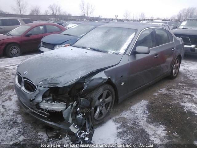 WBANV935X8CZ65359 - 2008 BMW 535 XI Pewter foto 2